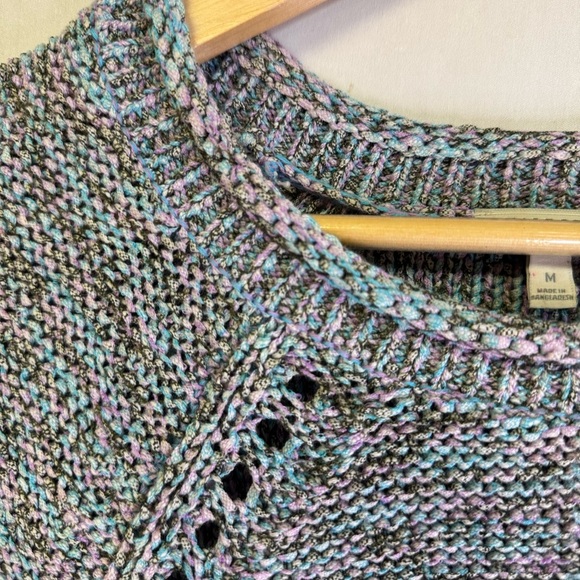 Talbots Women's M Pastel Knit Sweater - Picture 4 of 9